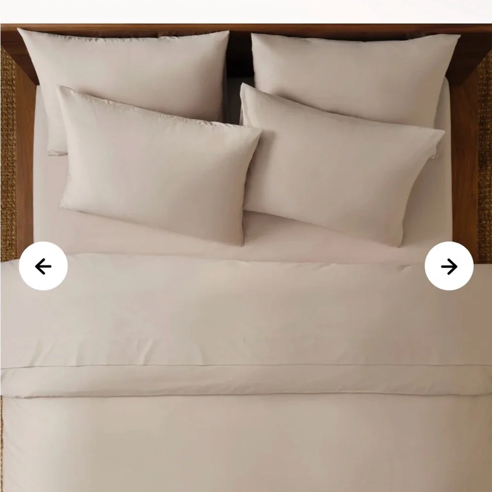 Brooklinen Cotton Sheet Set in Light Beige